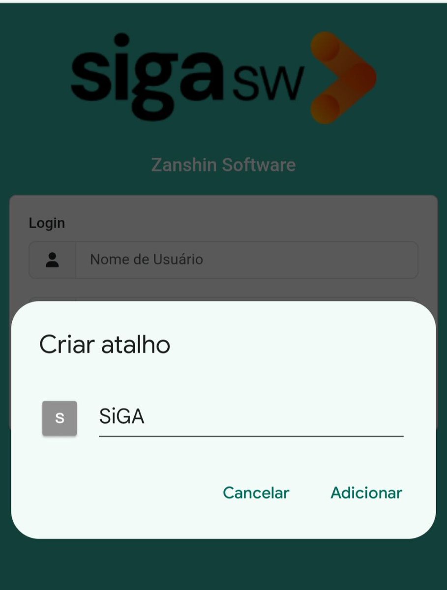 ZanshinSoftware's tweet photo. O SiGA SW é totalmente responsivo, ou seja, vai se adequar à qualquer tela em que for usado. Você pode criar uma ATALHO no seu celular: https://t.co/TXuUX8tHy9 https://t.co/QRsf2MWPmz
