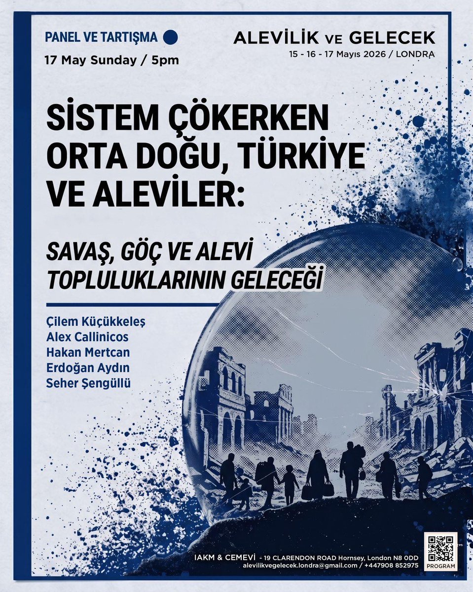madimakhafizam's tweet photo. Geçmiş susmaz. Gelecek birlikte kurulur.
Yüzyıllar öncesinden Madımak’a uzanan hafıza, sözünü yeniden kuruyor.
📍 Londra – IAKM &amp; Cemevi
📅 15–16–17 Mayıs 2026
Bu sadece bir sempozyum değil, birlikte hatırlama ve birlikte geleceği kurma çağrısıdır.
#AlevilikVeGelecek #Madımak https://t.co/uuFLsnf0MS