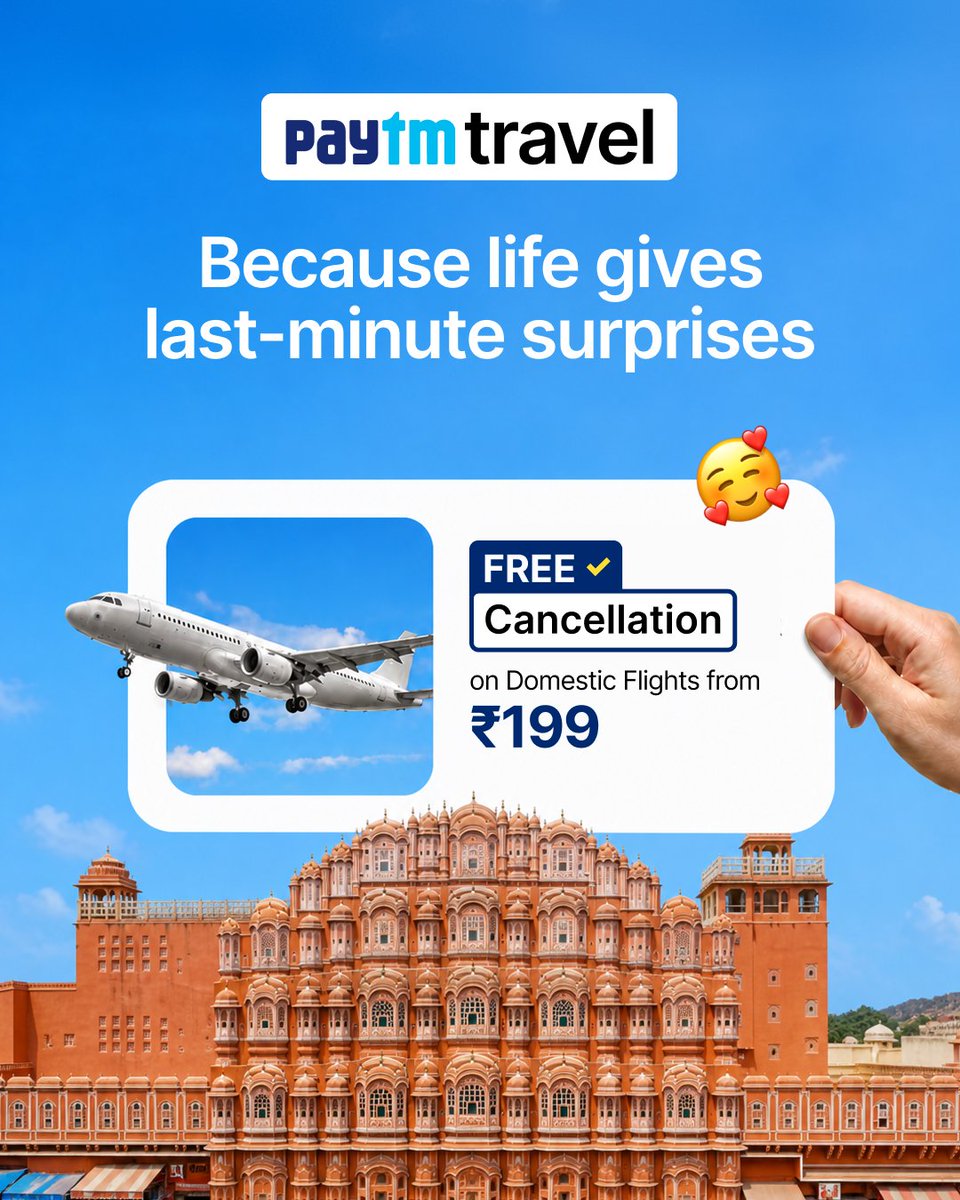 Paytm Travel tweet media