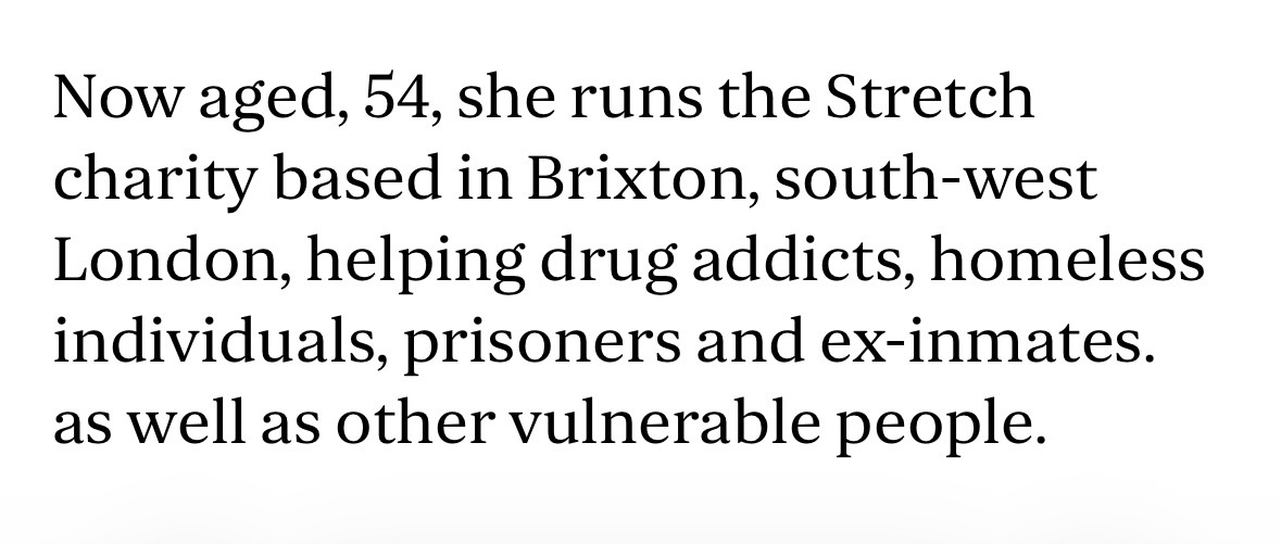 steamedhamms's tweet photo. a country which truly embraced christian values would enthusiastically embrace somebody convicted of a crime 30 years ago turning her life around and contributing positively to society https://t.co/uhbmDN2APo