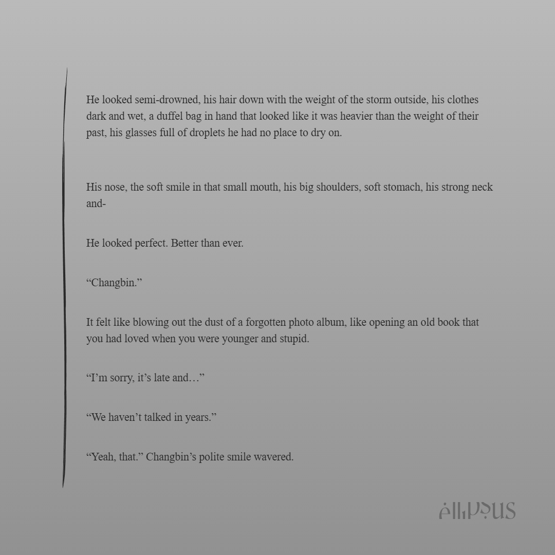 EnochianLu7283's tweet image. Can I offer you a tiny, tiny glimpse into my sevngbn fic as a wipwed?