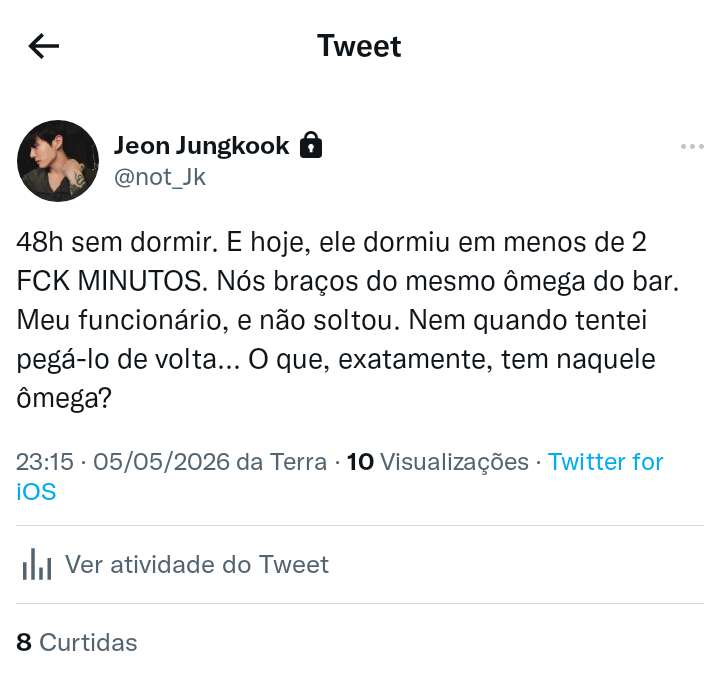 donatto_elle's tweet photo. #taekookau — Paradise, mas não em paz.

Jeon não acreditava em conexões.
Até ver o próprio filho se acalmar nos braços de um atendente de bar.

Taehyung só queria pagar a faculdade.
Jungkook só precisava de uma babá.

Era pra ser só um trabalho.
Mas ignorar deixou de ser opção. https://t.co/JsAD72mpFo