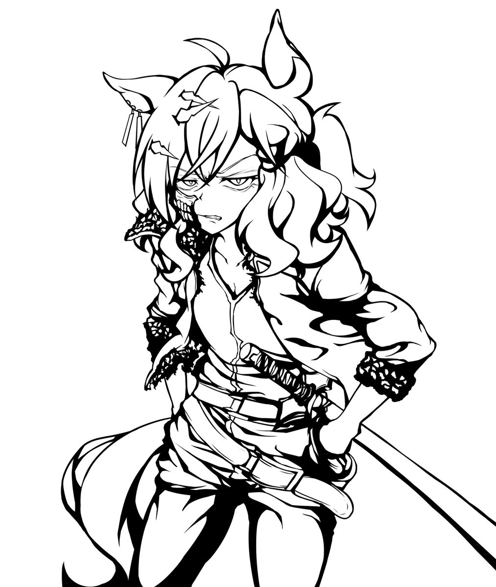 ぶっちゃけ自分で描いた線画は 何て言うか良い感じっぽく見えるから