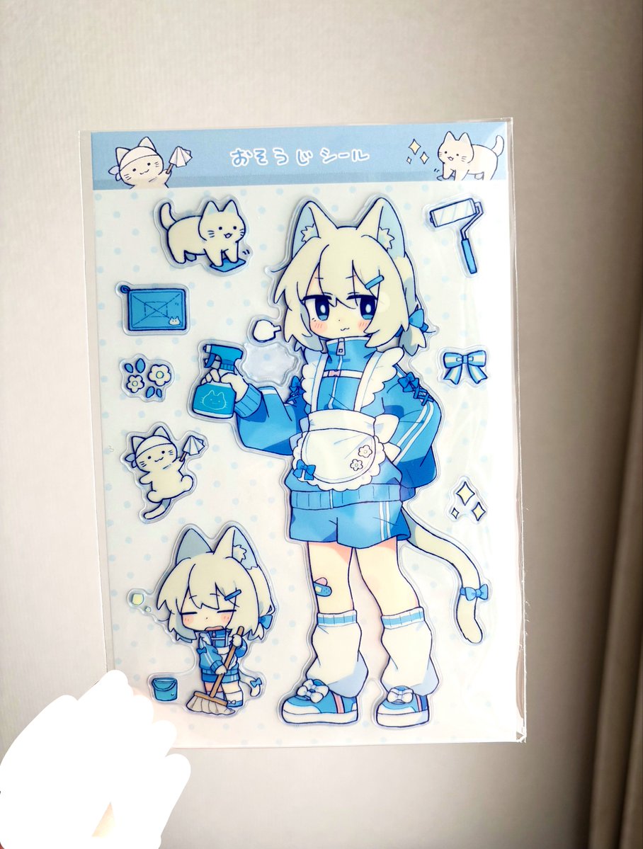 新しいシールが届いた