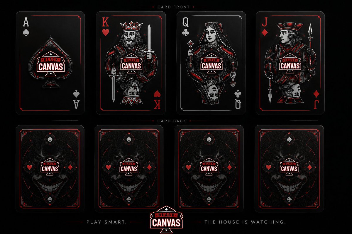 MY BLACK CANVAS DESIGN CONTEST SUBMISSIONS 

CHEK THEM OUT GUYS

Category: Cards

I went for a dark, premium direction that matches the Black Canvas identity. The cards use a matte black base with sharp red accents and clean white contrast to keep everything bold but minimal.
