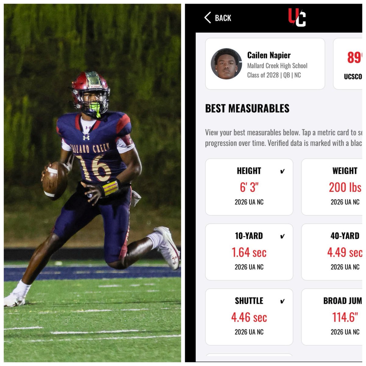 WELCOME TO THE CREEK (Mallard Creek Football) tweet media