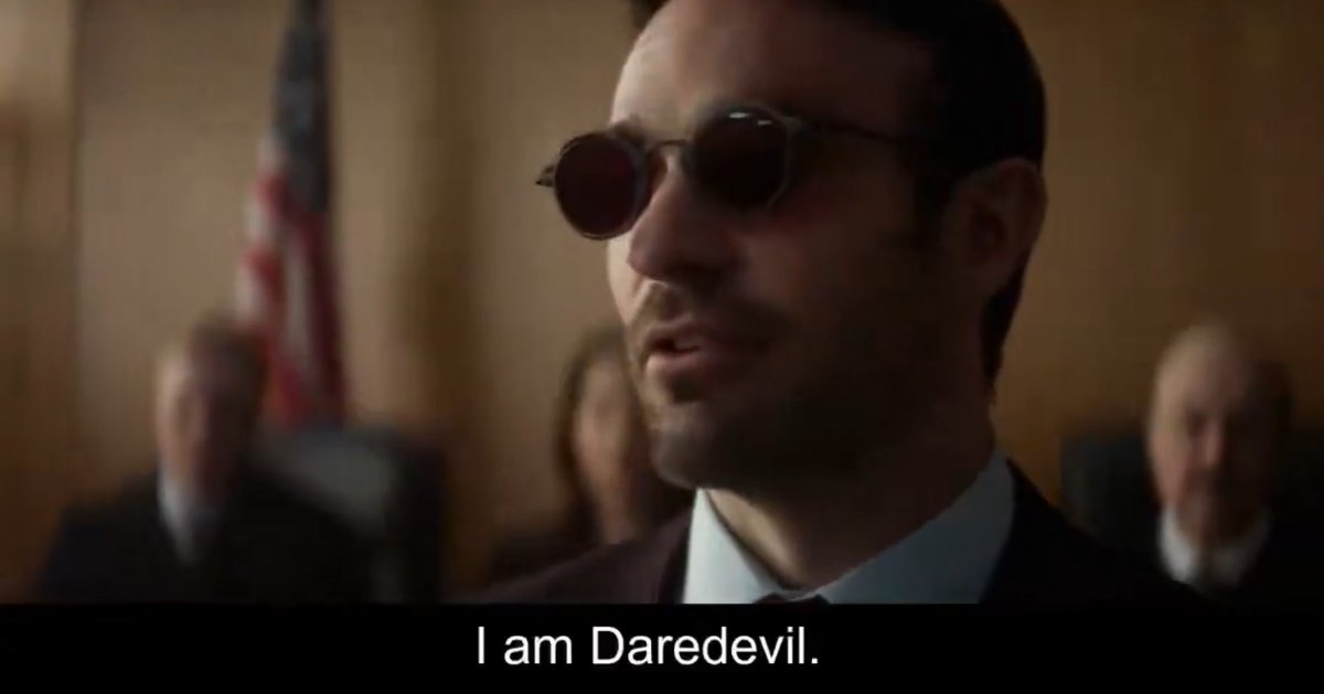 theogdaredevil's tweet photo. Four Stages of I’m Daredevil

1. Matt…. 😧
2. *FEELS THE AURA*
3. Hahaha nice!

4. WHAT THE FUCK https://t.co/TbPBSZ1HpE