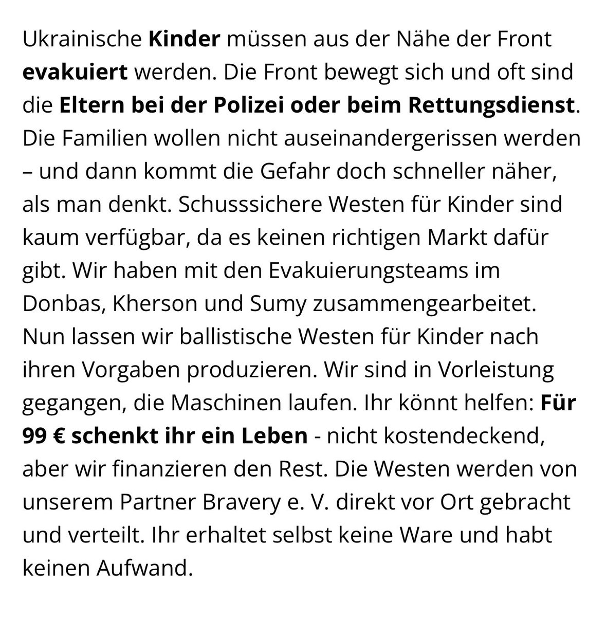 Sunnymica's tweet photo. Bitte helft bei dieser Aktion mit. 🙏
Schutzwesten für ukrainische Kinder sind rar. 
Heute erst wurde wieder ein Kindergarten zerbombt. 
Bei solch einer Zerstörung können Schutzwesten im Zweifel nur noch wenig ausrichten. Aber es geht um die Wege bei der Evakuierung. Die Kinder in Frontnähe brauchen unsere Hilfe. 
Weitere Infos hier und im Post unten.