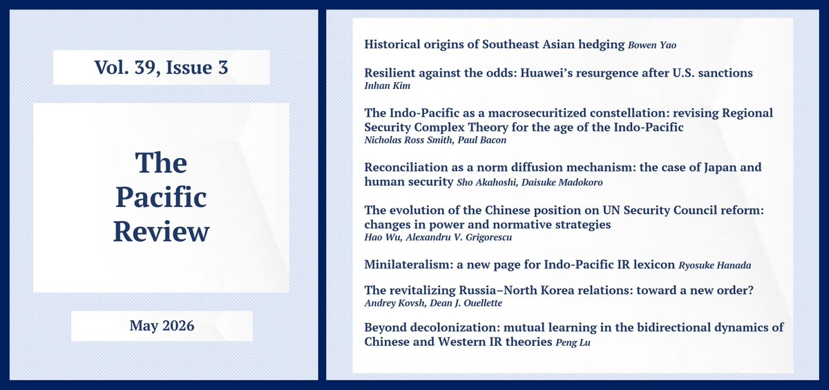 The Pacific Review tweet media