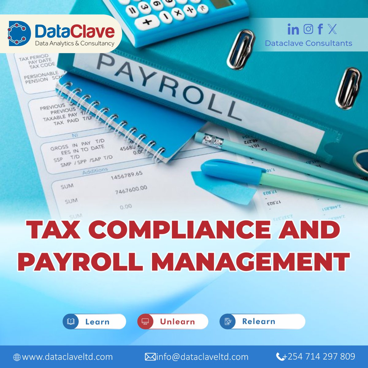 DataclaveC's tweet photo. Use efficient tax and payroll management techniques to stay organized, compliant, and ahead of evolving financial requirements. https://t.co/rFnohUf3bi