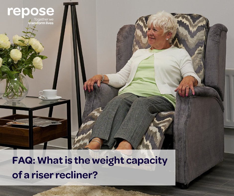 Repose_Seating's tweet photo. Weight capacity is a key factor when choosing the right riser recliner, as it directly impacts both safety and long-term performance. Most standard riser recliners are designed to support a wide range of users, but capacities can vary depending on the model, frame construction... https://t.co/kECTohSdyF