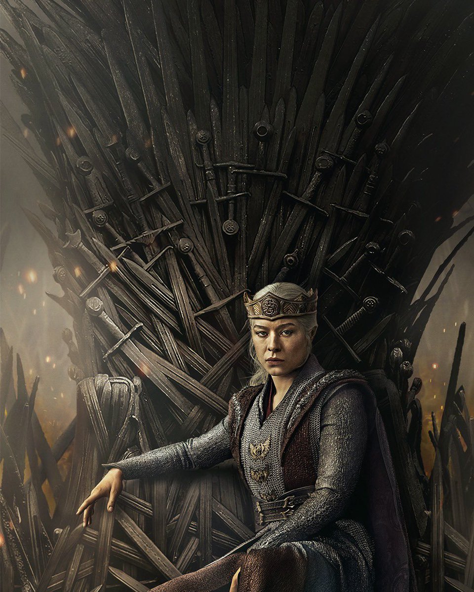 The reign of Queen Rhaenyra Targaryen has begun. PopBase is bringing you the final piece of the poster.

‘HOUSE OF THE DRAGON’ Season 3 premieres June 21 on HBO Max. #HOTD