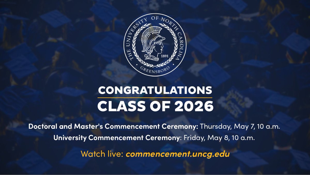 UNCG tweet media