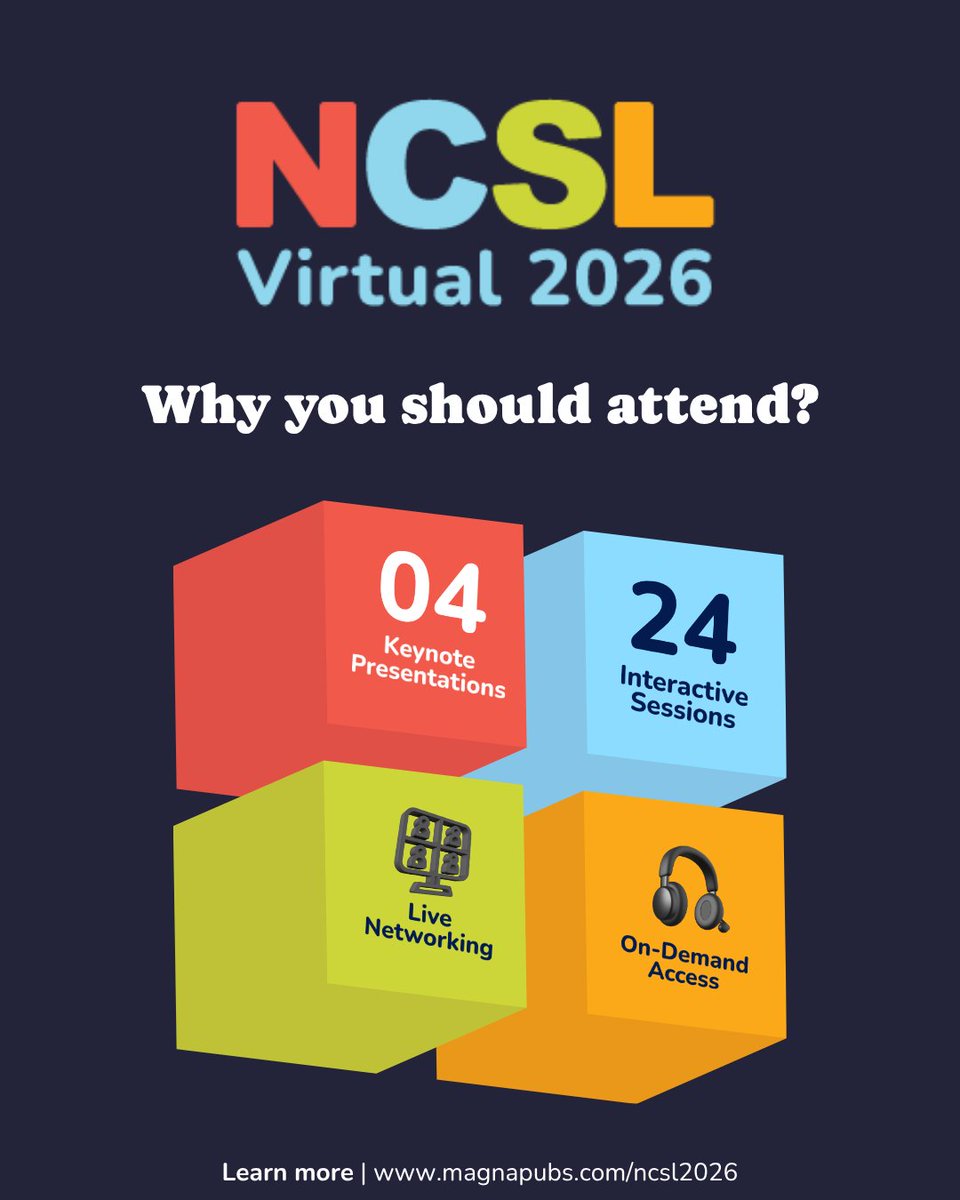 NCSLConference's tweet photo. 🌍 The future of student life is shaped by those willing to lead it. 

NCSL Virtual 2026 is where ideas turn into action. Learn. Connect. Lead. Anywhere. 

📅 Nov 18–19, 2026 👉 https://t.co/UoYiWRh3Le

#NCSL2026 #StudentLeadership #HigherEd #VirtualConference https://t.co/XxqQvqTyZc