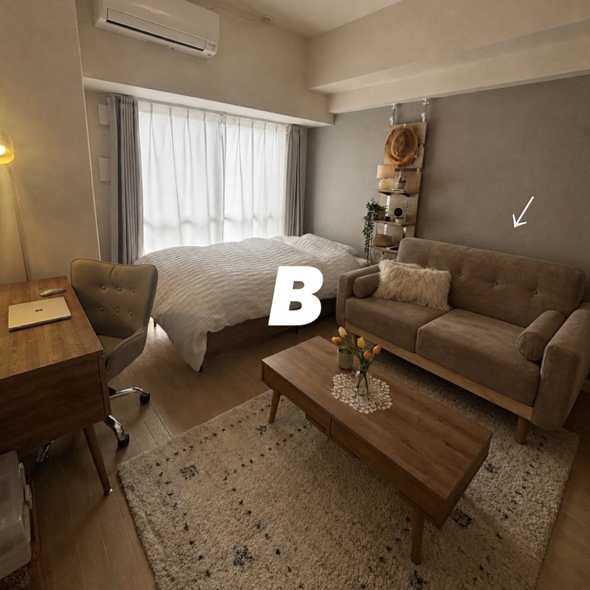 AとBどっちのソファが好き？