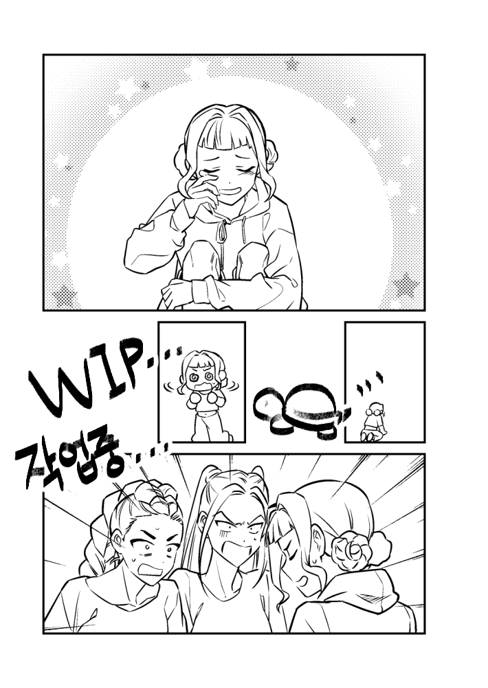 24bb2_2's tweet photo. 간만에 올리는 오늘의 WIP
일 안하고 동인지만 그리는 삶이면 좋겠는데 그러면 오히려 동인지 안그릴거같다는 생각을 하죠....
#KPOPDEMONHUNTERS #kpdhfanart #kpopdemonhuntersfanart #Huntrix #HUNTRIX https://t.co/IaYRLlvAFA