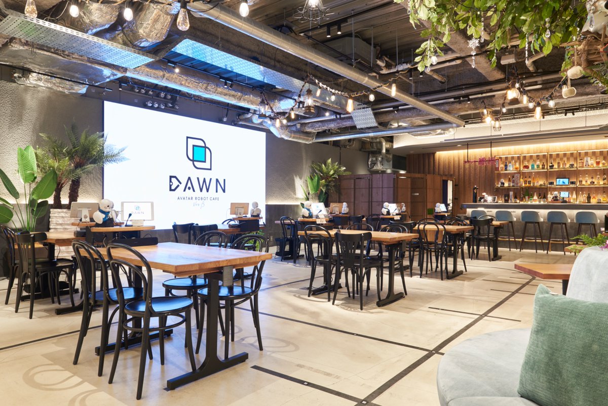 分身ロボットカフェ『DAWNver.β』 tweet media
