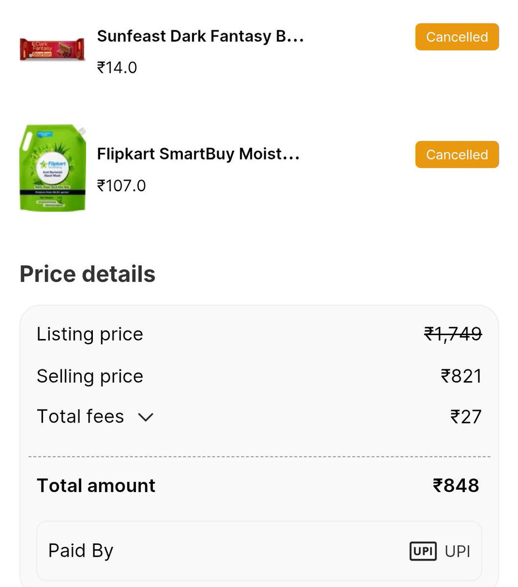 itsmrwitty's tweet photo. Extremely disappointed with @Flipkart. Maine ek order place kiya tha jo bina kisi valid reason ke cancel kar diya gaya. Ye bilkul unacceptable hai. Please isse turant check karein aur resolution dein.

​Order ID: OD437454089454291200

#Flipkart #CustomerService #OrderCancelled https://t.co/X8uzLLF0ld
