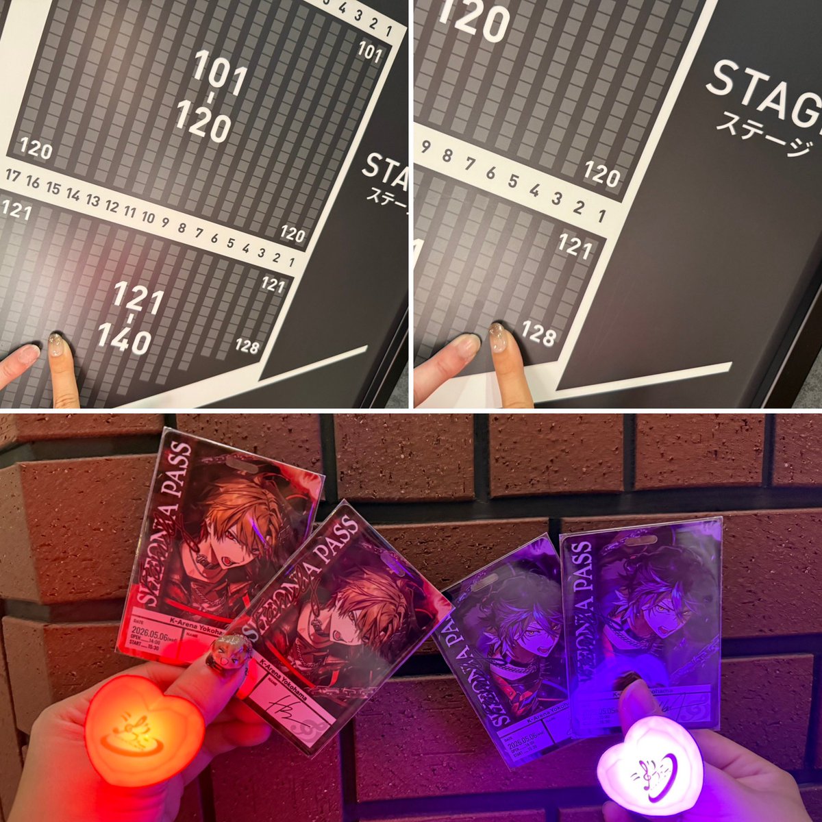 7hamburger2's tweet photo. SIXFONIA 2nd Live Tour -RAGE- 
完走おめでとうございます＆お疲れ様でした！！！！
神奈川公演のみの参加だったけど、シクフォニの新たな挑戦と神席に恵まれたこともあり最高に楽しくて幸せな2日間でした(*´-`)
東京ドームへの道も一歩前進！！

＃シクフォニ
#シクフォニライブレポ
#72ろぐ https://t.co/TBzGWC65Ja