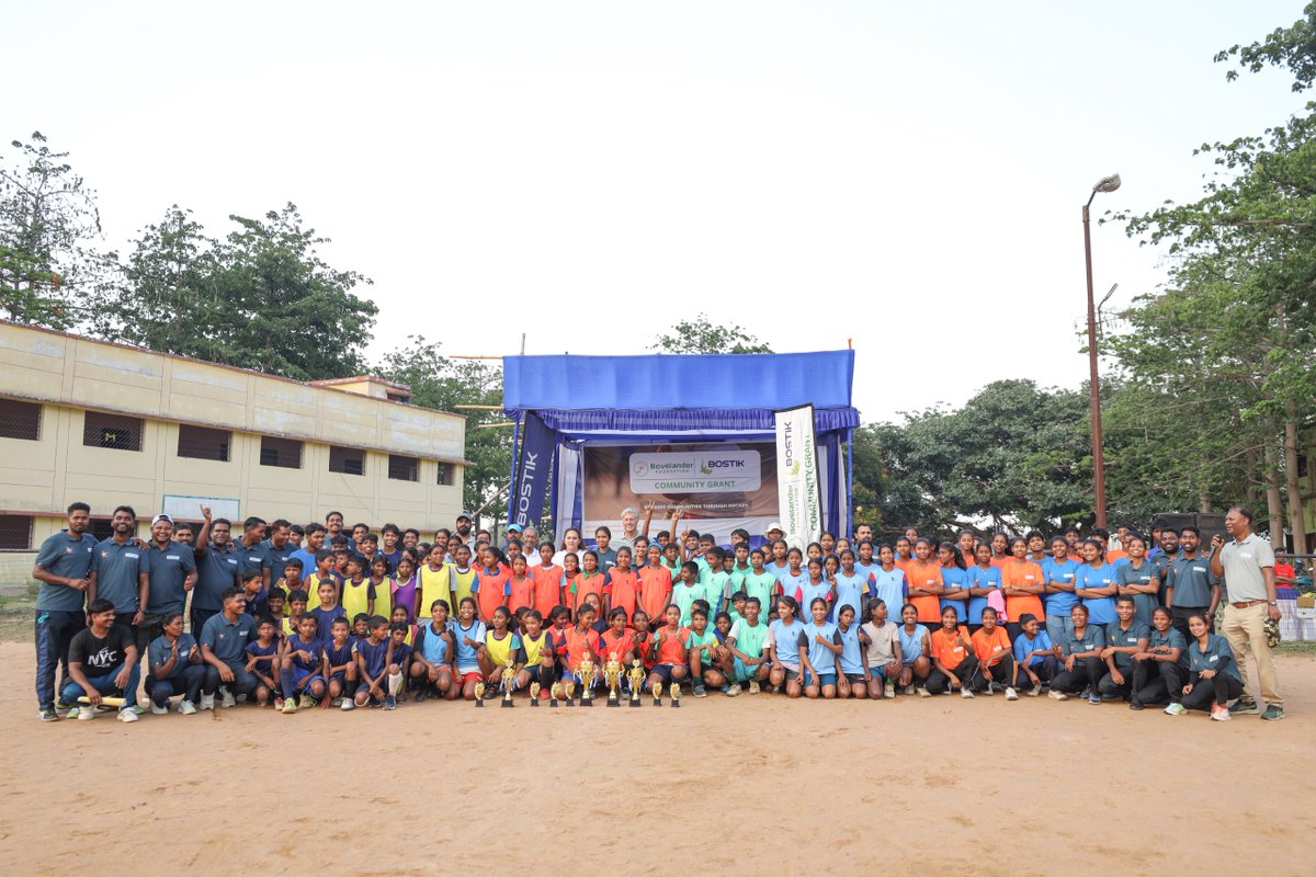 cinicell's tweet photo. CInI’s Hockey Program is empowering tribal youth across Khunti, Simdega &amp; Gumla. During the visit of Mr. Suresh Ramachandran (MD &amp; CEO, Bostik India), we launched the Community Grant Program &amp; celebrated a hockey festival with 6 centres.
@aashka_swaraj 
#Hockey #CInI #Bostik https://t.co/7fjVYUWmCZ