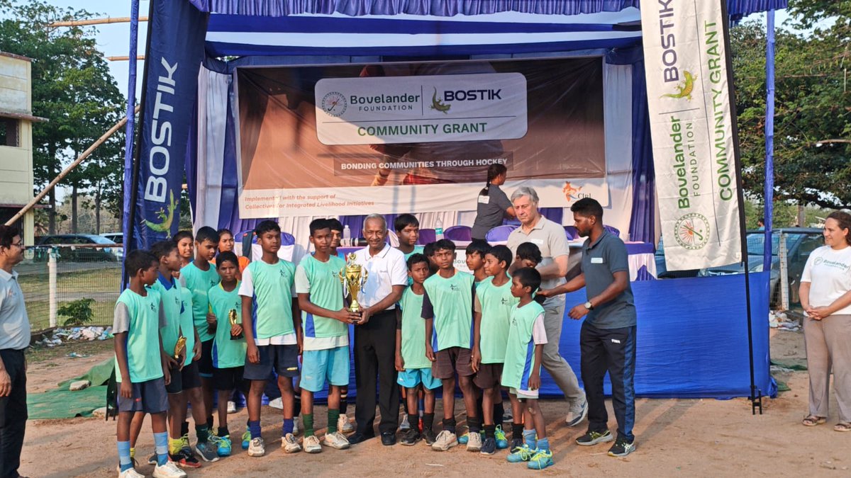 cinicell's tweet photo. CInI’s Hockey Program is empowering tribal youth across Khunti, Simdega &amp; Gumla. During the visit of Mr. Suresh Ramachandran (MD &amp; CEO, Bostik India), we launched the Community Grant Program &amp; celebrated a hockey festival with 6 centres.
@aashka_swaraj 
#Hockey #CInI #Bostik https://t.co/7fjVYUWmCZ