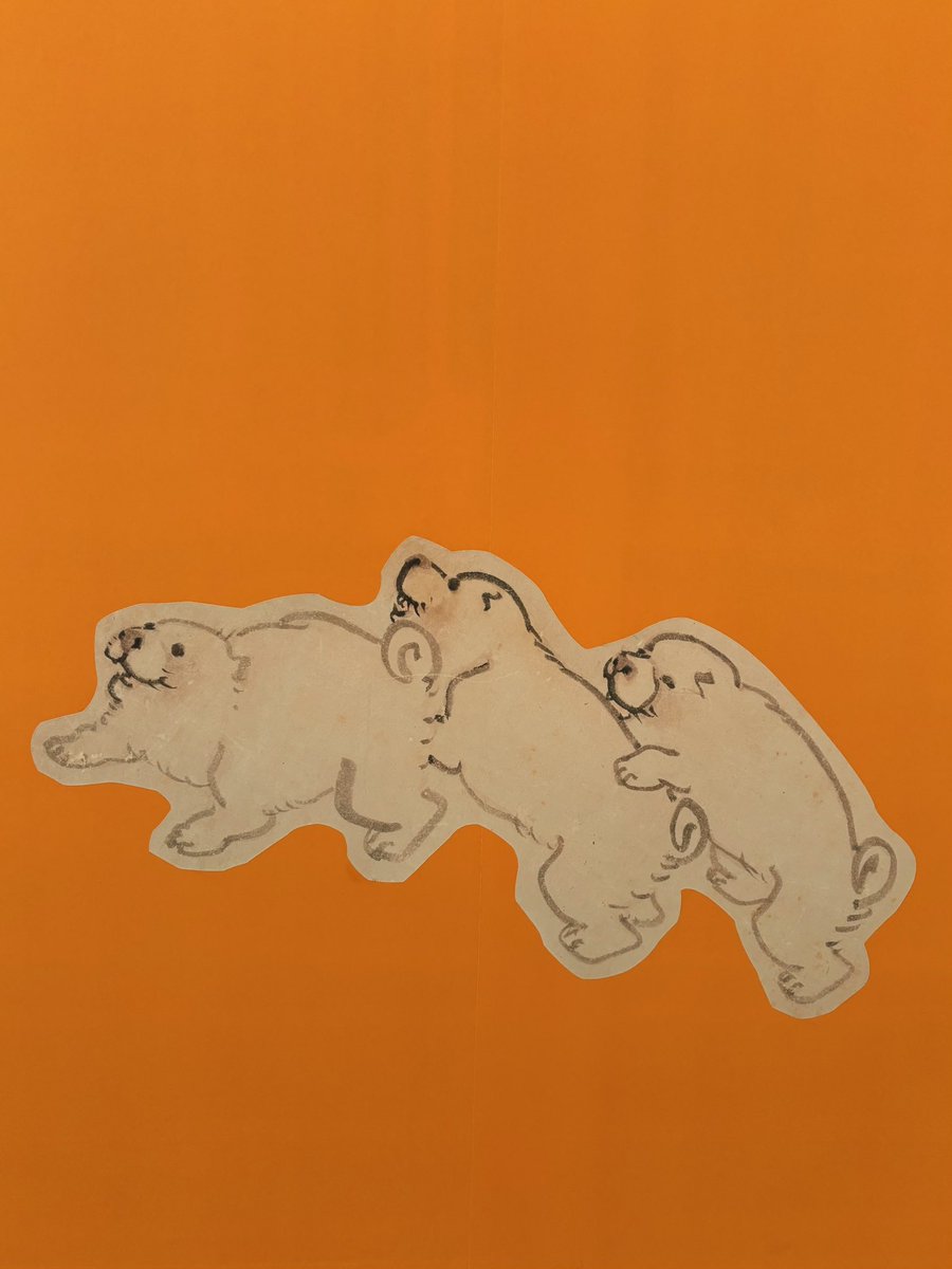 長沢蘆雪展行ってきた!ふわふわでコロコロした子犬たちの絵がたくさんあって可愛かった〜! 