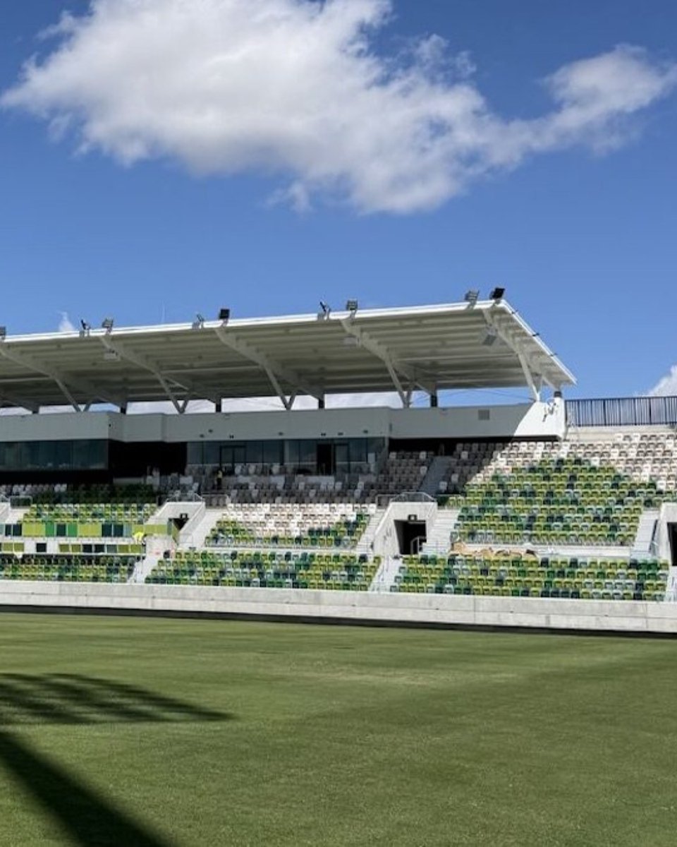 austadiums's tweet photo. Browne Park's $63 million stage 1 upgrade is complete, with the newly-named Aurizon Stadium officially opening on Saturday for the Capras v Bears Hostplus Cup match. Find out more on Austadiums. https://t.co/7SiaUOuxQt