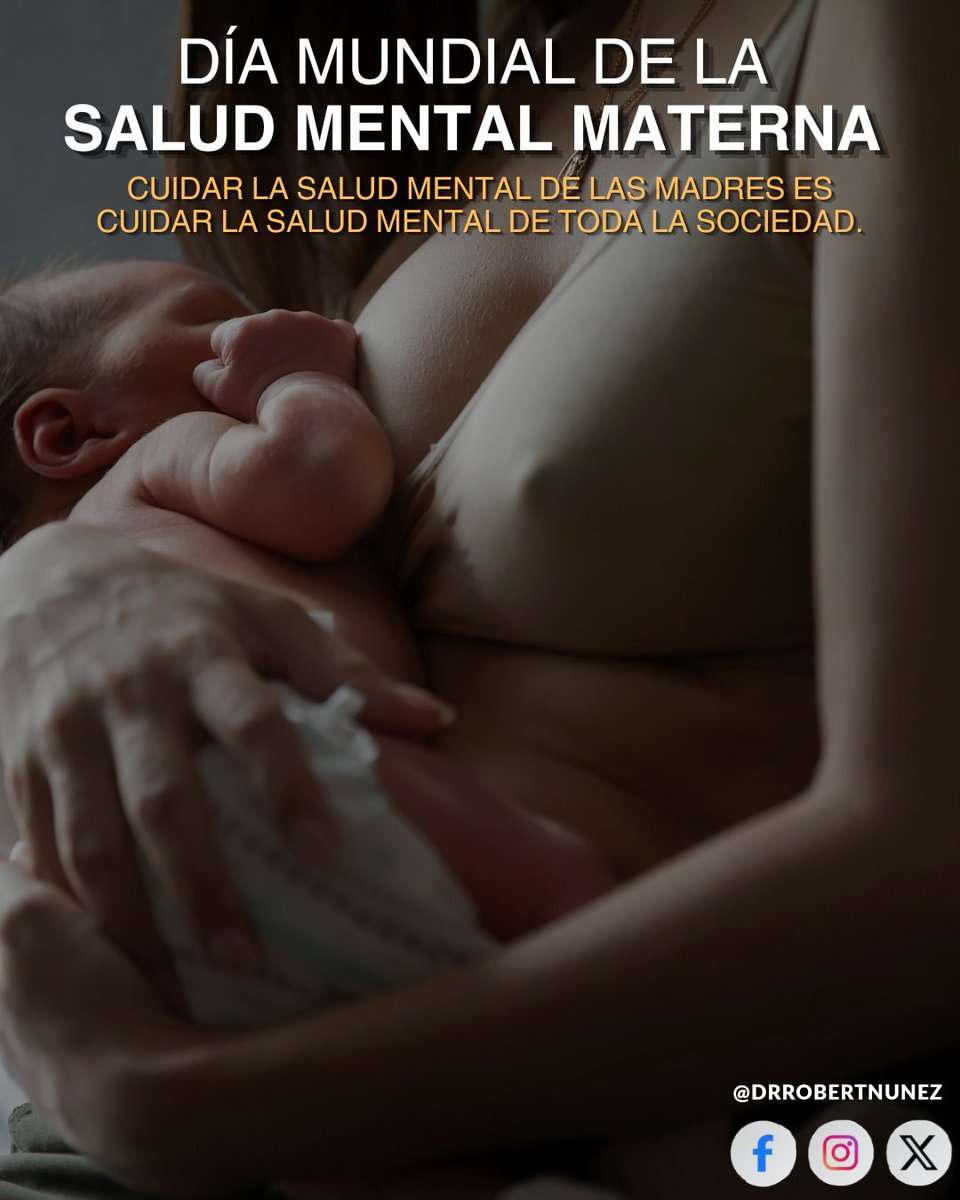 💚 Día Mundial de la Salud Mental Materna 💚

En Paraguay, hablar de salud mental materna sigue siendo una deuda pendiente, un tabú. 

Ser madre no debería significar hacerlo todo sola, en silencio, bajo presión y siendo juzgada constantemente.

🤍 La etapa perinatal —embarazo,