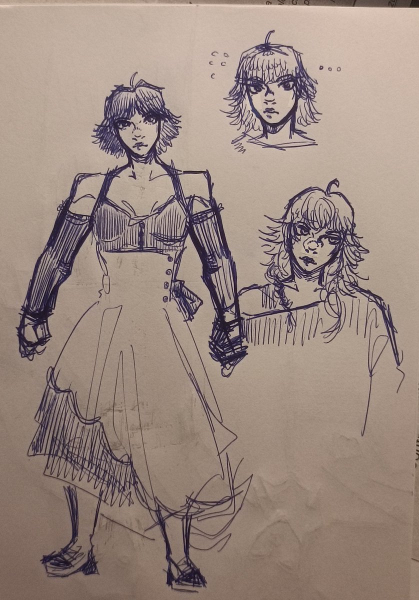 Vayesto's tweet photo. Naaa qué intento dibujando vestidos bru😭🙏
#dibujo #drawing #oc https://t.co/2PSB8Hggpk