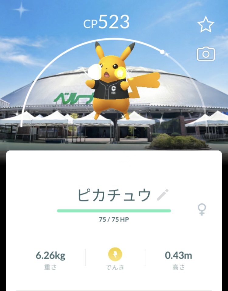 SolomonGO55's tweet photo. 今年のGWは半分くらい野球とポケモンでした
埼玉は公私共に縁もあり、個人的パワースポット故か、色背景ピカチュウをしっかりお迎えできました

♂♀１匹ずつ交換にお出しできます

キラチャームのご使用先の候補として、ご検討いただけますと幸いです https://t.co/rWsWzPzNRG