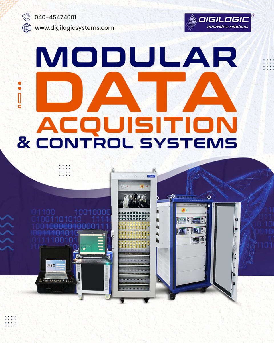 DigilogicSystem's tweet photo. Digilogic’s Modular #DataAcquisition &amp; Control Systems is designed for high sampling rates and real-time data processing, ensuring accurate capture of rapidly changing multi-domain sensor signals for Defence &amp; Aerospace.
Learn more:
https://t.co/wFhw7w5lE1

#DigilogicSystems https://t.co/PdKDlqniAR