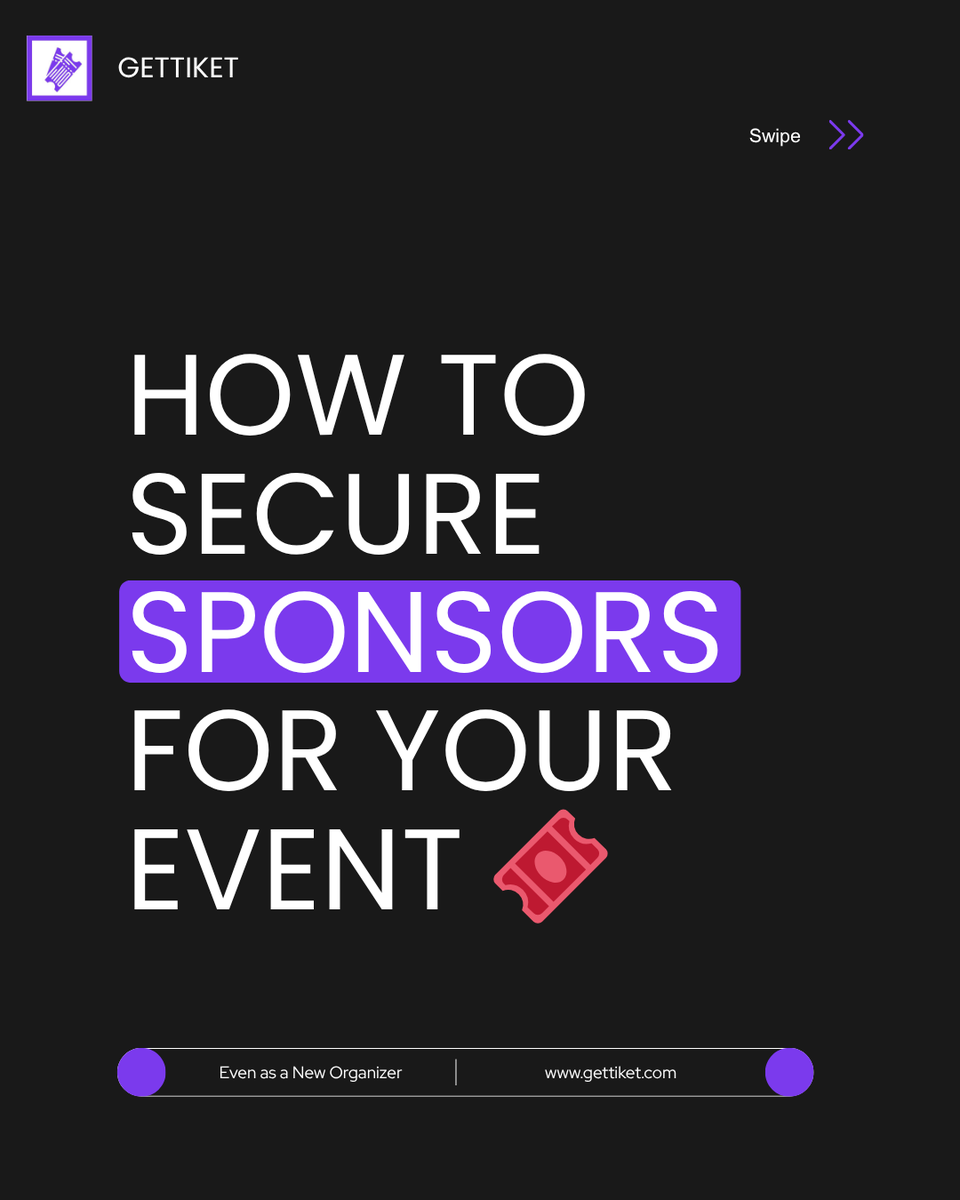GetTiket's tweet photo. Sponsors aren’t luck, it’s strategy
Need funding, visibility &amp; credibility? Position your event as an opportunity, not a favor.

Learn how to attract brands that say yes. Stop chasing. Start attracting

Get started with GETTIKET
#Gettiket #EventMarketing #EventTips #Sponsorship https://t.co/LXhS00StHr
