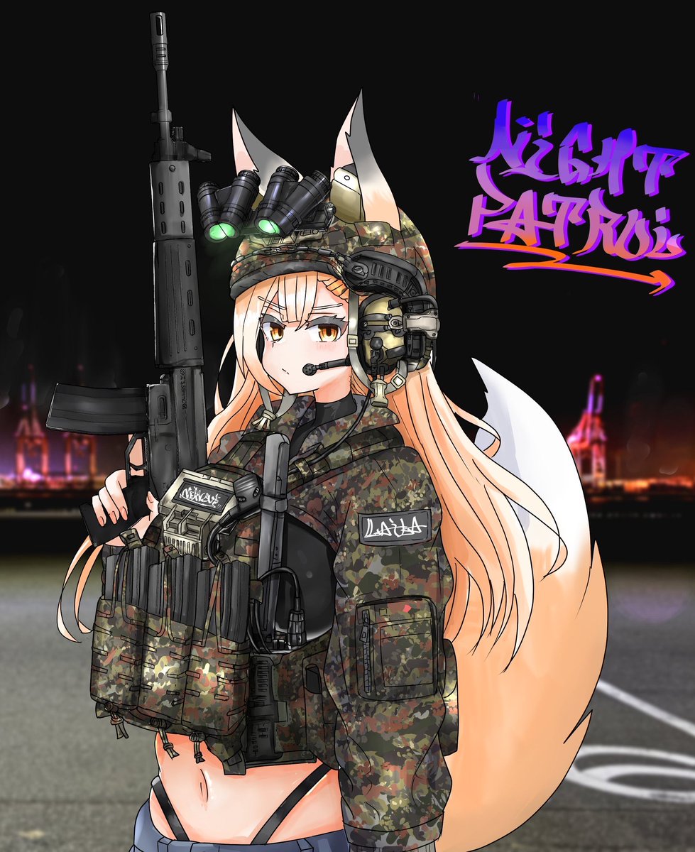 #ゴールデンウィークSNS展覧会2026
最終日に滑り込み!
武装けもみみ✖️ギャル✖️グラフィティ
の三要素でやらせて頂いております!