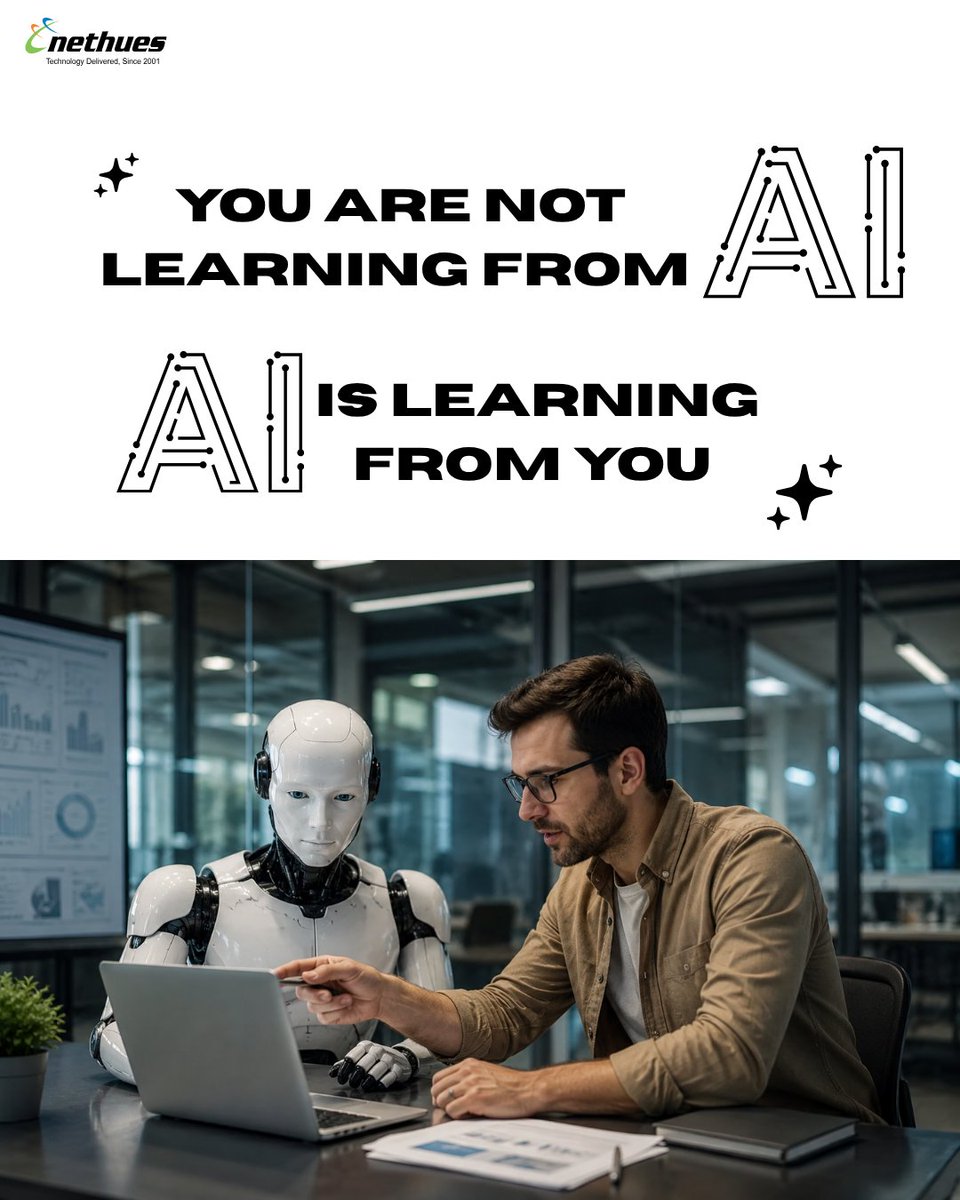 nethues's tweet photo. The more you interact with AI, the more it adapts and learns. 

But growth alone isn’t enough if you don’t control it. 

At Nethues, we focus on building AI that works in your favor.

Let's connect- https://t.co/njW30z3sBZ

#ai #nethues https://t.co/qhWVW1ecl8