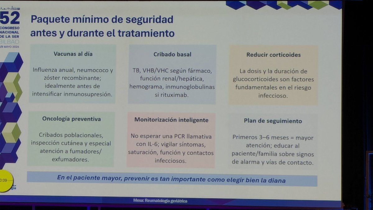 BMagallares's tweet photo. #FAMES en edad #geriátrica #SER2026. 
🟰 Eficacia 
⬆️ Más efectos adversos. 
🦋En #LES #lupus hay publicaciones de seguridad y eficacia en pacientes mayores 🧓
Mensajes finales:
Dr Rafael Melero https://t.co/91KGArVmFK