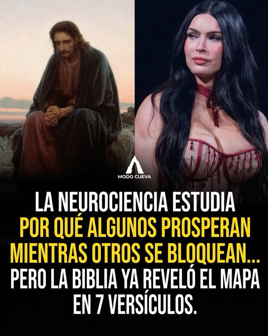 La neurociencia estudia por qué algunos prosperan mientras otros se bloquean...  

Pero la biblia ya reveló el mapa en 7 versículos:  

- Hilo -
