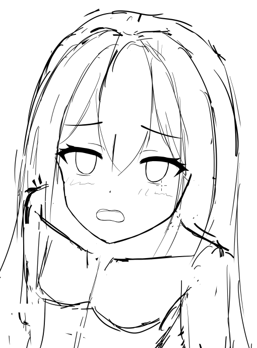 構図練習中、キャラどうしよう？