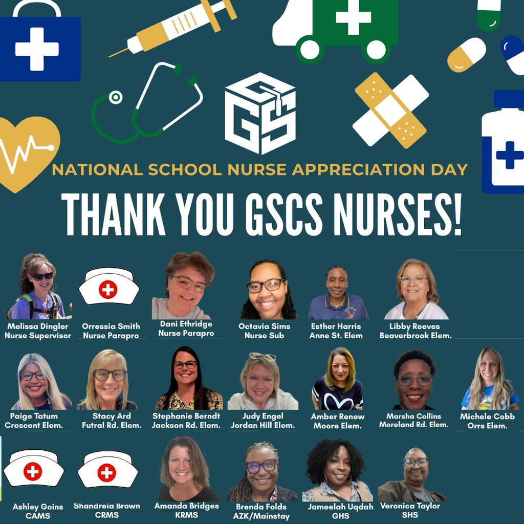 school_moore's tweet photo. Today, we celebrate our amazing school nurses! 💙🩺 We are so grateful for all that you do to keep our students safe, healthy, and ready to learn. Happy School Nurse Appreciation Day! #SchoolNurseAppreciation #ThankYouNurses https://t.co/hrIZjVVeMN