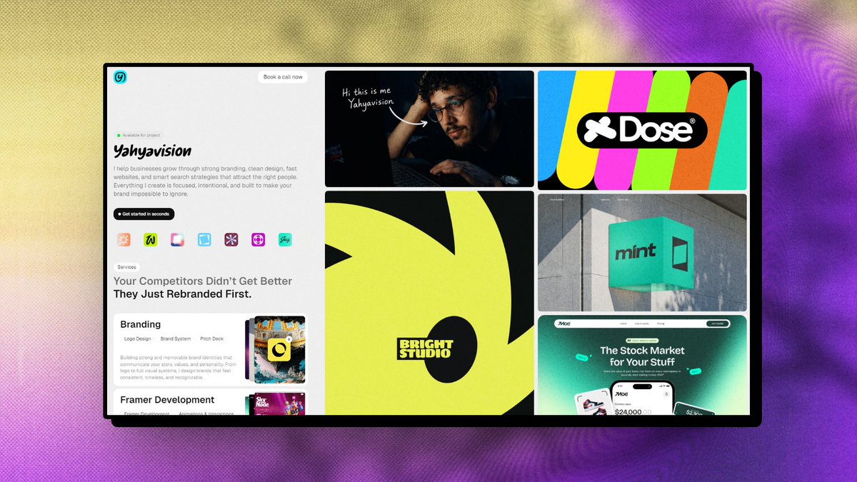 Yahyavision — Logo & Brand Designer tweet media