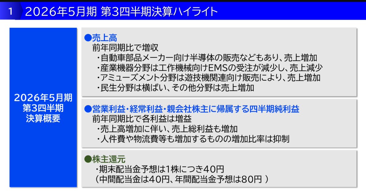 四季報分析@テンバガー研究所 tweet media