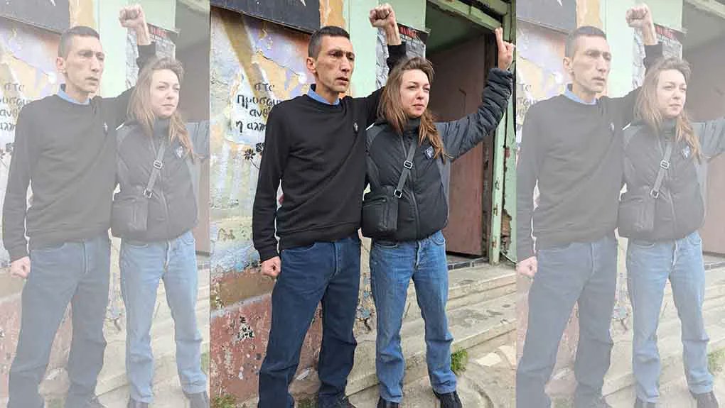 PLO_int's tweet photo. ATİNA'DA İŞGAL EVLERİNE YÖNELİK YIKIM SALDIRISINA KARŞI DİRENİŞ BÜYÜYOR.

Yunan devletinin İşgal Evlerine yönelik yıkım saldırısına karşı, ölüm orucunun 91. günündeki Aristotelis Hantzis’in ardından Prosfygika İşgal Topluluğu Üyesi Suzon Doppagne de 1 Mayısta ölüm orucuna başladı https://t.co/PraOuqE796