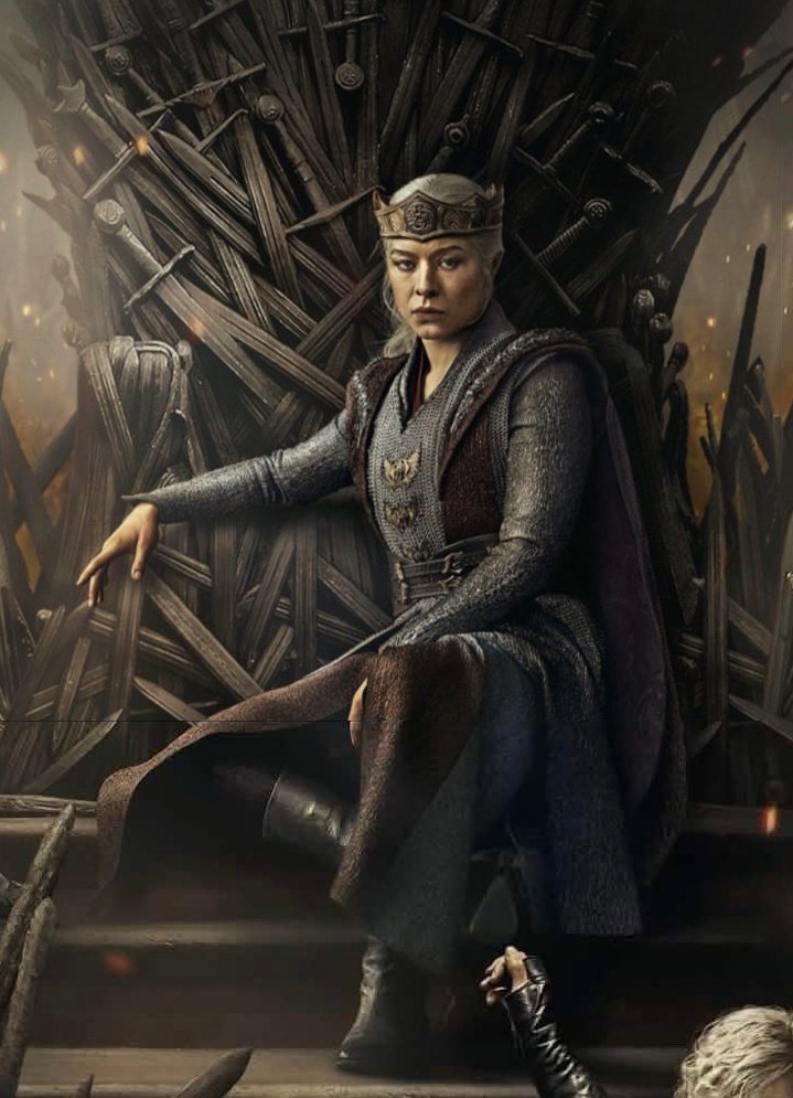 rhaenyra targaryen scenes tweet media