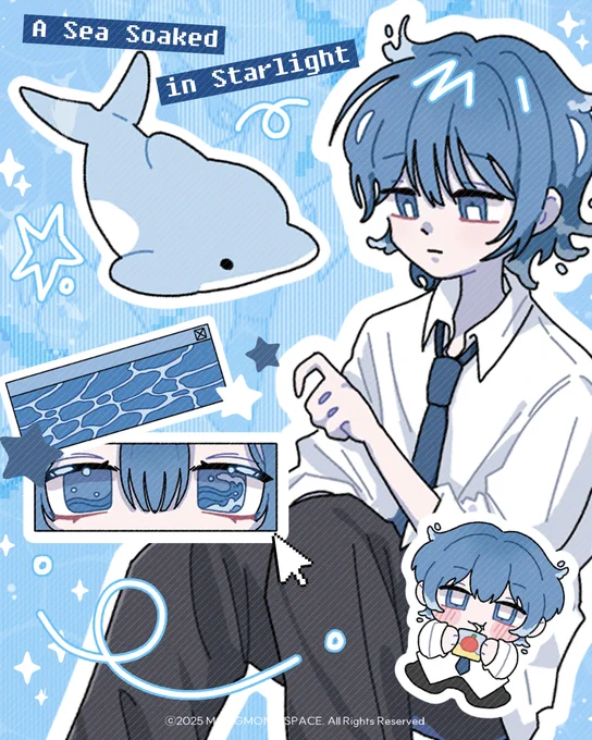 🌊 별빛이 스며든 바다 씰스티커 🫧

남학생 버전으로 돌아온 네레아의 학교 생활… u///u
페어로 만들고 싶었는데 누구와 함께할지 고민하다가, 이번에는 네레아 &amp; 코스모 조합으로 데려와봤어요 ✨

교복과 바다빛 무드를 가득 담아 단독으로 써도 귀엽고 페어로 매치하면 더욱 특별한 다꾸를 완성할 