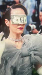 brianlowry's tweet photo. @USTreasury  what is the penalty for defacing money. @POTUS @Kash_Patel #sarapolson #metgala #defacedmoney https://t.co/8tcAG0SOOo