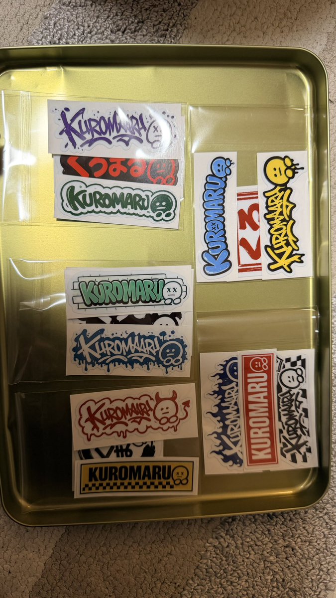 新しいステッカーできました！ セットでランダム販売予定です