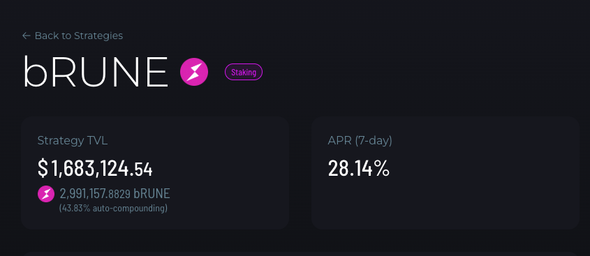 markfromdenmar_'s tweet photo. Ok new plan in the never ending pursuit of financial freedom as RUJI and bRUNE APRs are surpassing borrow rates of USDC!

- Continue to stack sats buying BTC 
- Borrow USDC using BTC as collateral
- Buy and stake bRUNE and RUJI
- Repeat

Using @RujiraNetwork and @vultisig only! https://t.co/oTiw976XlK