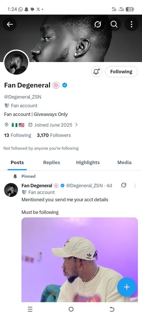 Peculiarman7's tweet photo. @Jowizazaa_gives @Degeneral_ZSN 8036847945
Opay https://t.co/OEtdHgyvmk