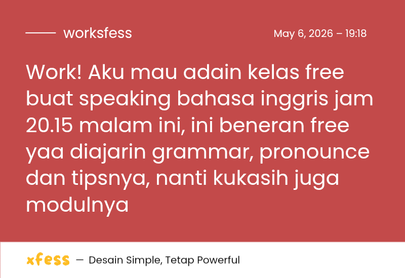WORK tweet media