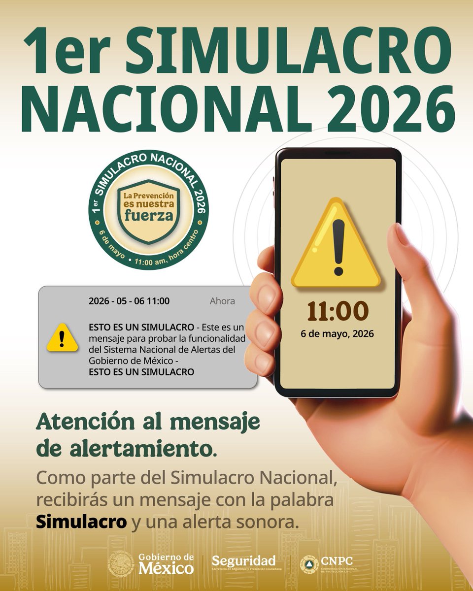 Coordinación Nacional de Protección Civil tweet media