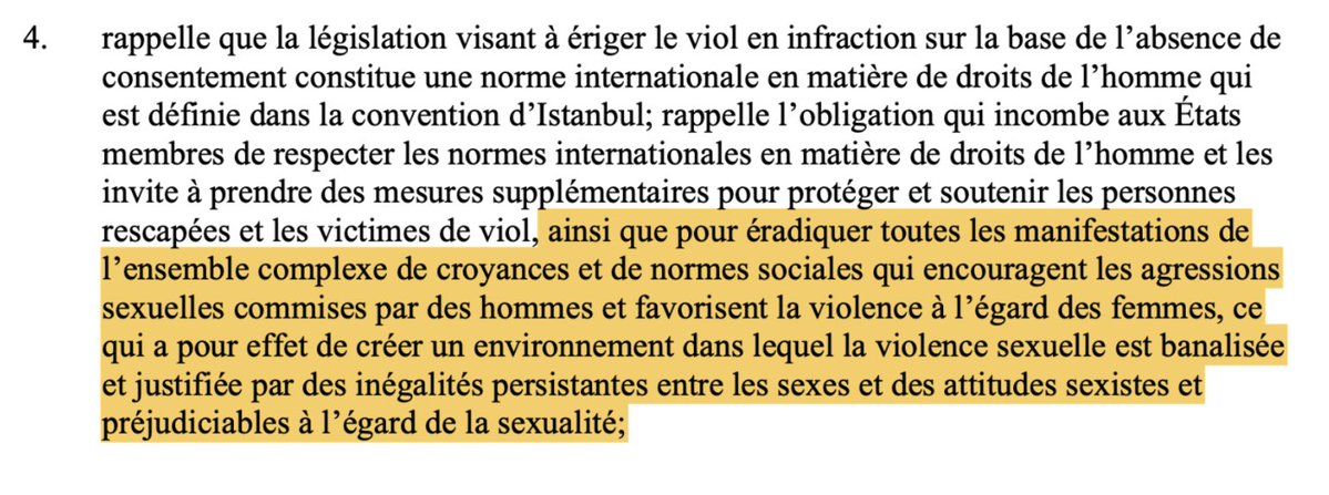 Bellamy a quant à lui voté contre le passage visant à combattre les normes sociales qui encouragent les agressions commises par des hommes et banalisent les violences sexuelles.

Dans son monde, ça ne doit pas exister. Dans le nôtre, si.